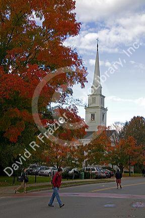The Church of Christ on the campus of Dartmouth College located in the town of Hanover, New Hampshire, USA.