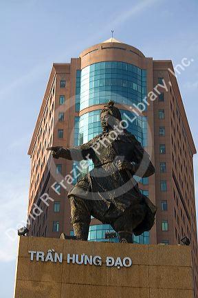 Statue of Tran Hung Dao in Ho Chi Minh City, Vietnam.