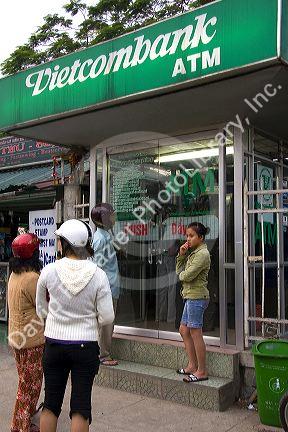 Automated Teller Machine at Hue, Vietnam.