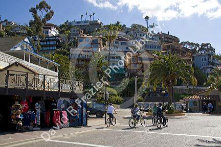 Downtown Avalon on Catalina Island, California, USA.