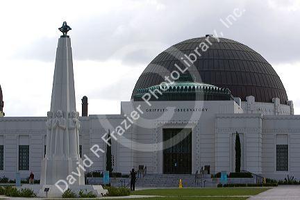 The Griffith Observatory located in Los Feliz, Los Angeles, California, USA.
