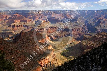 South Rim view of the Grand Canyon, Arizona, USA.
