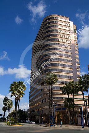 Comercia Bank building at Long Beach, California, USA.