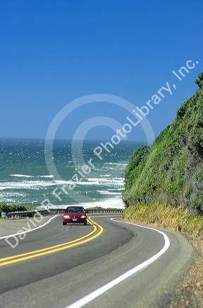 Motoring on U.S. Highway 101 along the Oregon Coast.