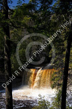 Upper Tahquamenon Falls on the Tahquamenon River in the eastern Upper Peninsula of Michigan, USA.
