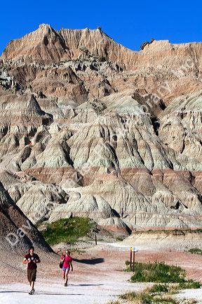Badlands National Park in southwest South Dakota, USA.