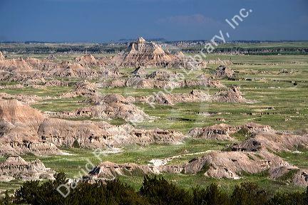 Badlands National Park in southwest South Dakota, USA.
