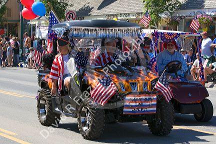 4th of July parade in Cascade, Idaho, USA.