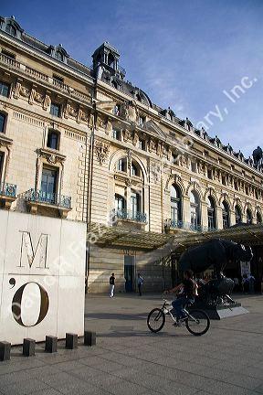 Exterior of the Musee d'Orsay in Paris, France.