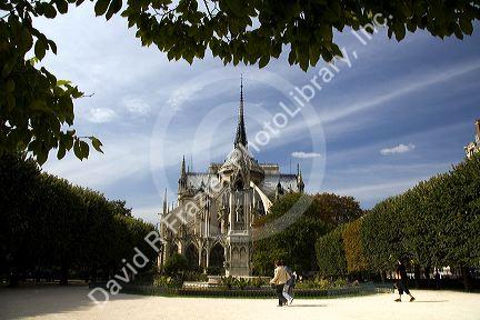 Notre Dame de Paris in Paris, France.