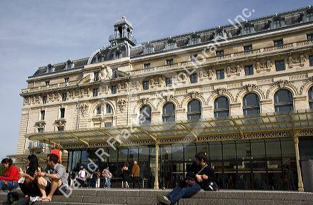 Exterior of the Musee d'Orsay in Paris, France.