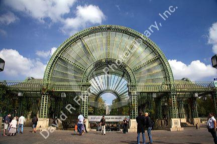 Entrance to the Forum des Halles in Paris, France.