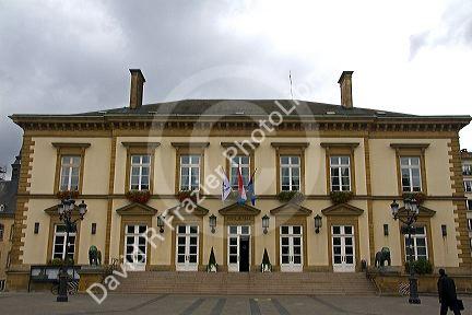 Luxembourg City Hall in Luxembourg City, Luxembourg.