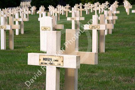 The military cemetery of Bar-de-Duc, France.