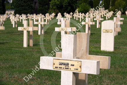The military cemetery of Bar-de-Duc, France.