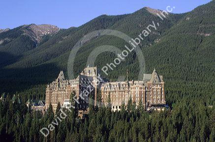 The Banff Springs Hotel in Banff, Alberta, Canada.