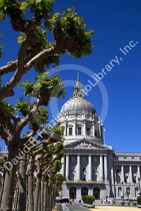 San Francisco City Hall in the city of San Francisco, California, USA.