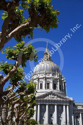 San Francisco City Hall in the city of San Francisco, California, USA.