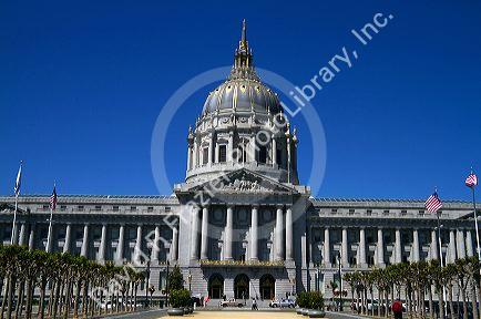 San Francisco City Hall in the city of San Francisco, California, USA.