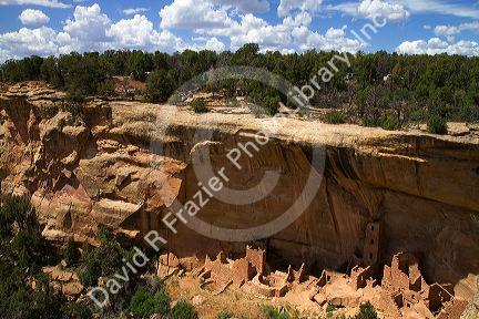 Mesa Verde National Park located in Montezuma County, Colorado, USA.