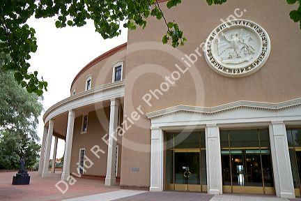 The New Mexico State Capitol building located in Santa Fe, New Mexico, USA.
