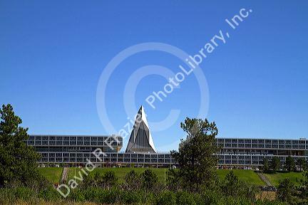 United States Air Force Academy located in Colorado Springs, Colorado, USA.