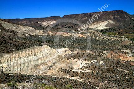 Overlooking Sheep Rock at the John Day Fossil Beds National Monument in Eastern Oregon, USA.