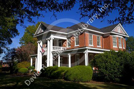 Antebellum architecture in Oxford, Mississippi, USA.