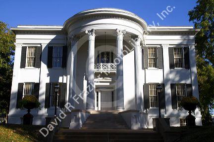 The Mississippi Governor's Mansion in Jackson, Mississippi, USA.