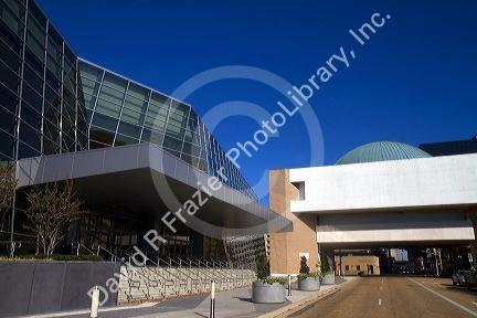 The Russell C. Davis Planetarium located in Jackson, Mississippi, USA.