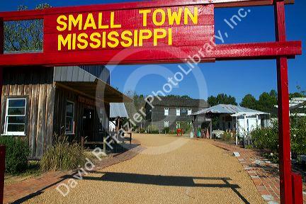 Small Town Mississippi is a feature of the Mississippi Agriculture and Forestry Museum located in Jackson, Mississippi, USA.