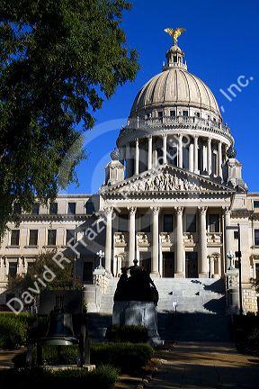 Mississippi State Capitol building in Jackson, Mississippi, USA.