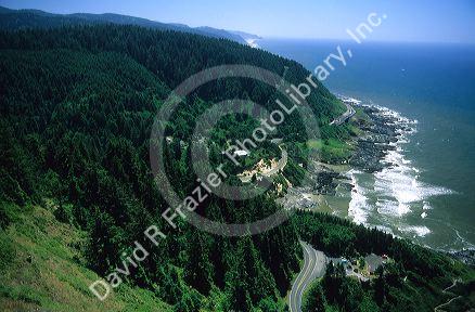 View from Cape Perpetua on the Oregon Coast.