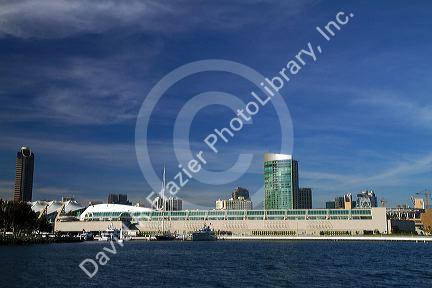 Cityscape and harbor at San Diego, California, USA.
