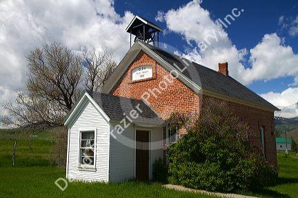 Elba Relief Society building located in Cassia County, Idaho, USA.