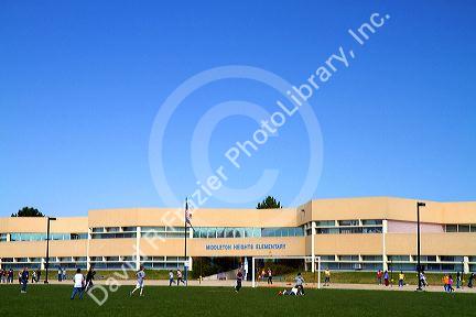 The exterior of Middleton Elementary School located in Middleton, Idaho, USA.