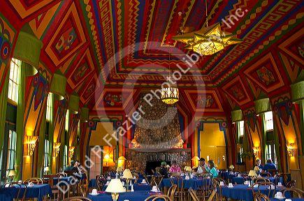 The Naniboujou Lodge and Restaurant located on the North Shore of Lake Superior in Cook County, Minnesota, USA.