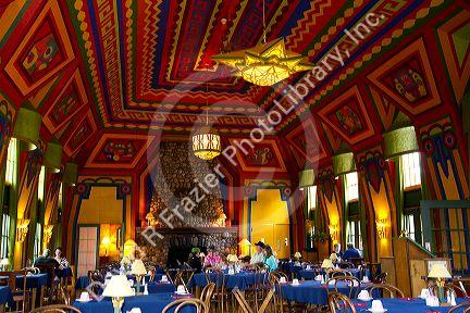 The Naniboujou Lodge and Restaurant located on the North Shore of Lake Superior in Cook County, Minnesota, USA.