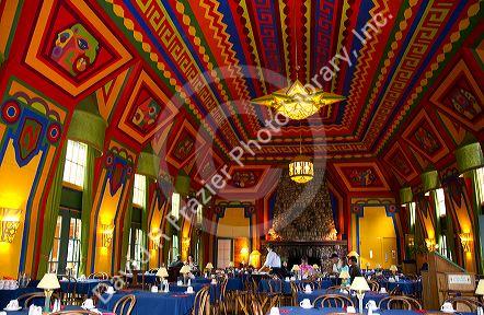 The Naniboujou Lodge and Restaurant located on the North Shore of Lake Superior in Cook County, Minnesota, USA.