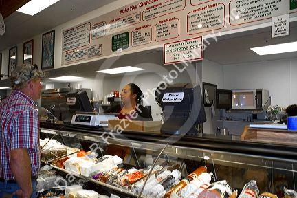 Granzella's restaurant and deli located in Williams, California, USA.