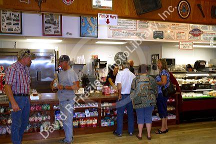 Granzella's restaurant and deli located in Williams, California, USA.