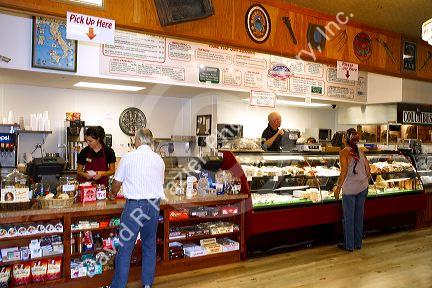 Granzella's restaurant and deli located in Williams, California, USA.