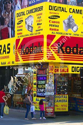 Kodak storefront at Fisherman's Wharf in San Francisco, California, USA.