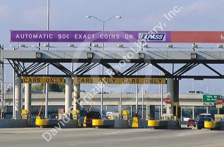 A Chicago area expressway tollbooth.