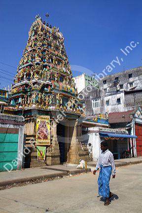 Hindu Temple in (Rangoon) Yangon, (Burma) Myanmar.