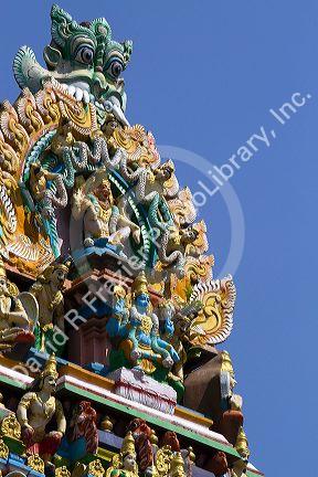Hindu Temple in (Rangoon) Yangon, (Burma) Myanmar.