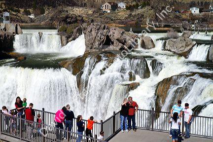 Shoshone Falls is a waterfall located on the Snake River in Twin Falls County, Idaho, USA.