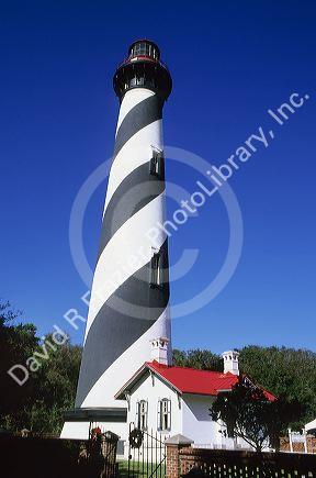 A lighthouse in Saint Augustine, Florida.
