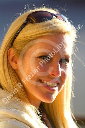 Portait of an attractive blonde female in Tampa, Florida, USA. MR