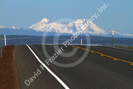 U.S. Route 20 east of Bend, Oregon, USA.